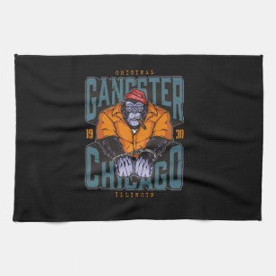 mafia-Vintag-bunt-Design Geschirrtuch