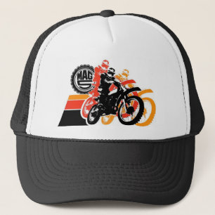 Mag 5 - Gelber, orange, schwarzer Angriff Truckerkappe