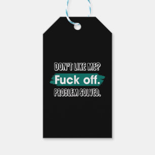 Mag mich nicht F*ck Off Problem gelöst Lustig Frec Geschenkanhänger