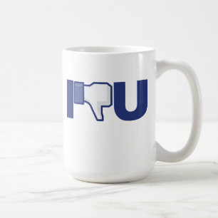 Mag mit Daumen runter lustig Kaffeetasse