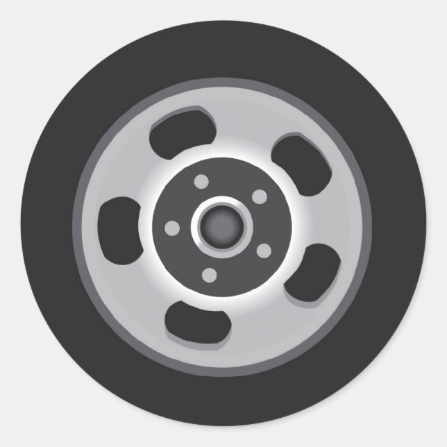 Mag Wheels Runder Aufkleber (Vorderseite)