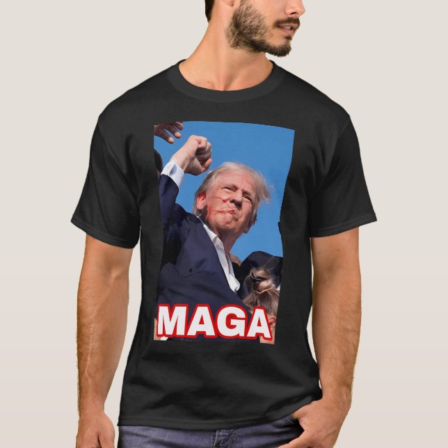 Maga 2024 Trump T-Shirt (Vorderseite)
