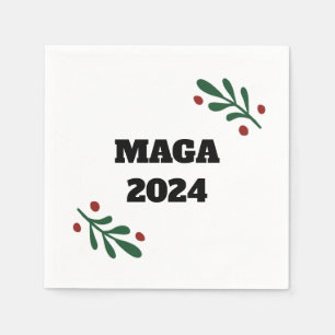 MAGA 2024 Weihnachten Serviette