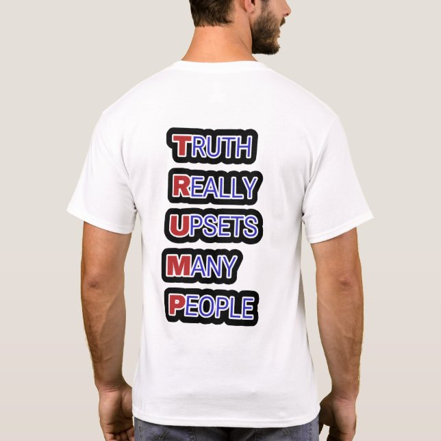 MAGA 24 Unterstützt republikanisches T-Shirt Donal (Rückseite)