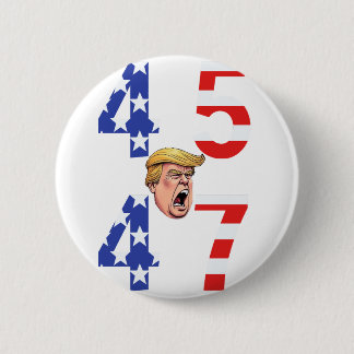 Maga 45-47 Button mit Donald Trump