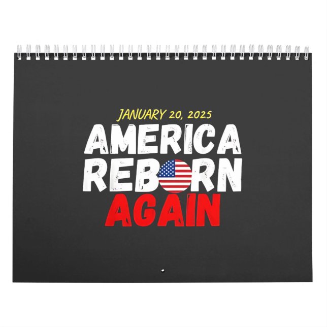 Maga American Reborn Wieder Trump Einweihung Kalender (Titelbild)