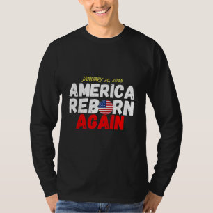 Maga American Reborn Wieder Trump Einweihung T-Shirt
