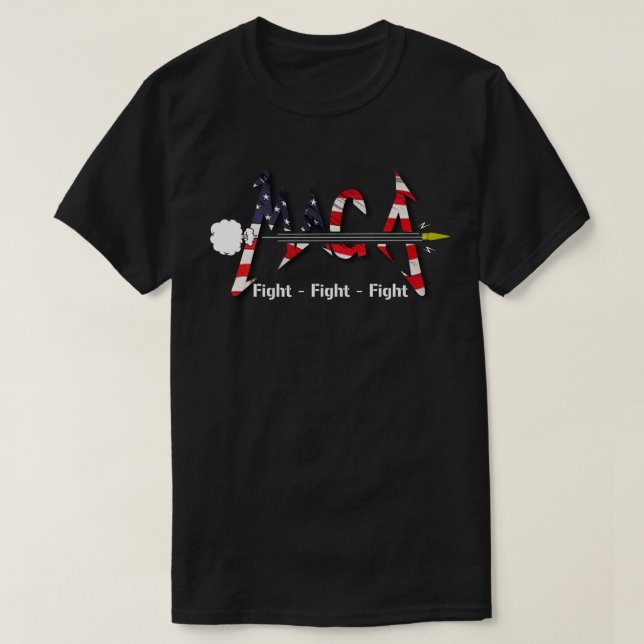 MAGA - AMERIKA WIEDER GROSS MACHEN T-Shirt (Design vorne)