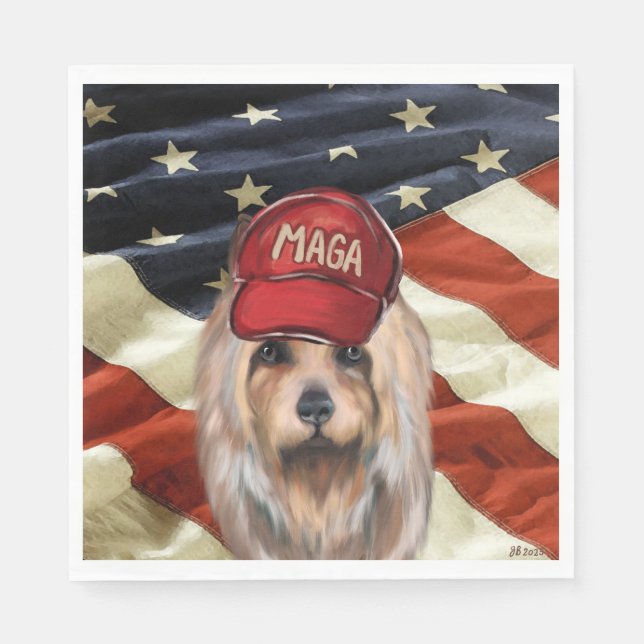 MAGA AUSTRALIAN TERRIER SERVIETTE (Vorderseite)