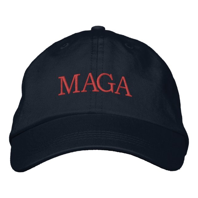 MAGA BESTICKTE BASEBALLKAPPE (Vorderseite)