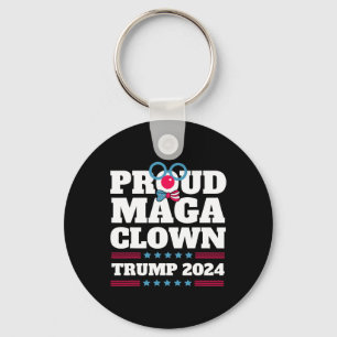 Maga Clown Trump 2024 USA New York Bronx Trump Vot Schlüsselanhänger