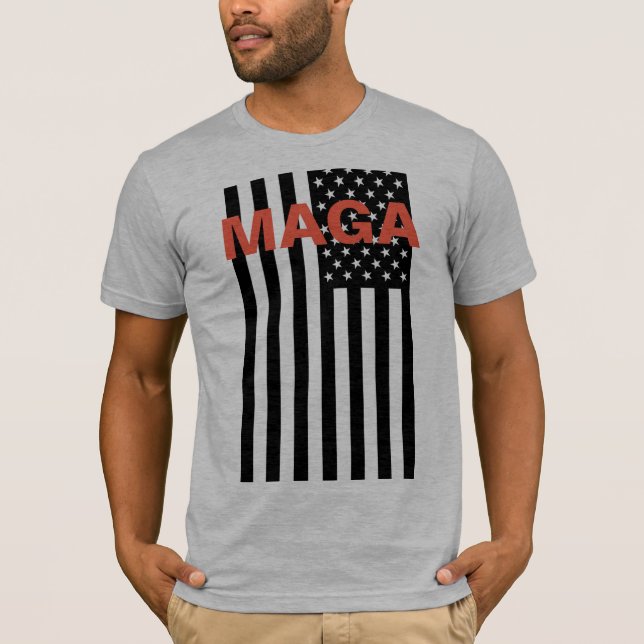 MAGA Denkrichtung - machen Sie Amerika groß wieder T-Shirt (Vorderseite)