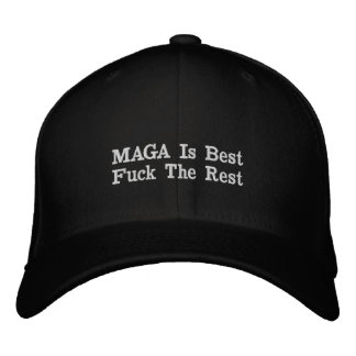 MAGA Fanatic Bestickte Baseballkappe
