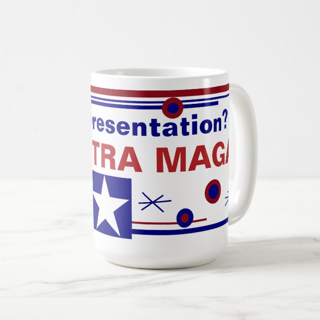 MAGA Hat eine Vertretung? Kaffeetasse (VorderseiteRechts)