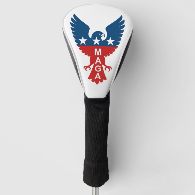 MAGA Hawk Golf Club Treiberabdeckung Headcover (Vorderseite)
