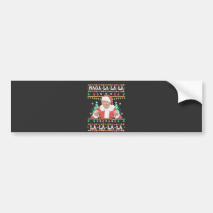 Maga La La Trump Weihnachtsfeierlichkeiten 47. Autoaufkleber