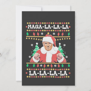 Maga La La Trump Weihnachtsfeierlichkeiten 47. Einladung