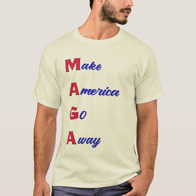 MAGA: Lass Amerika verschwinden tee (Vorderseite)