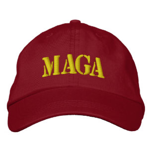 MAGA MACHT AMERIKA WIEDER GROSS BESTICKTE BASEBALLKAPPE
