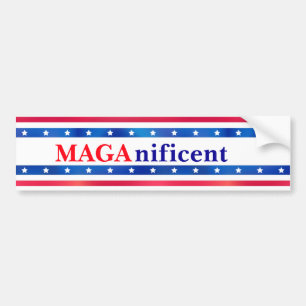 MAGA Maganificent Zitat American Patriot USA Stars Autoaufkleber