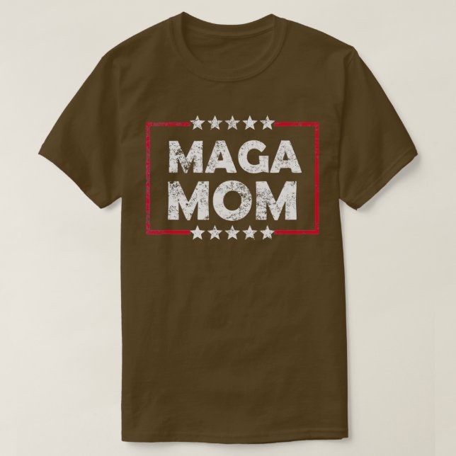 Maga Mama Anti Joe Biden hat Angst vor Mutter T-Shirt (Design vorne)