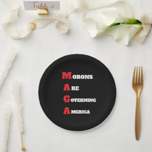 MAGA-Papierplatte Pappteller