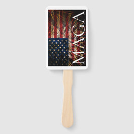 MAGA Patriot American Flag Fächer