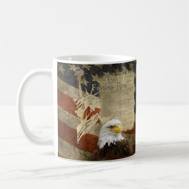 MAGA Patriot-patriotische Kaffeetasse (Links)