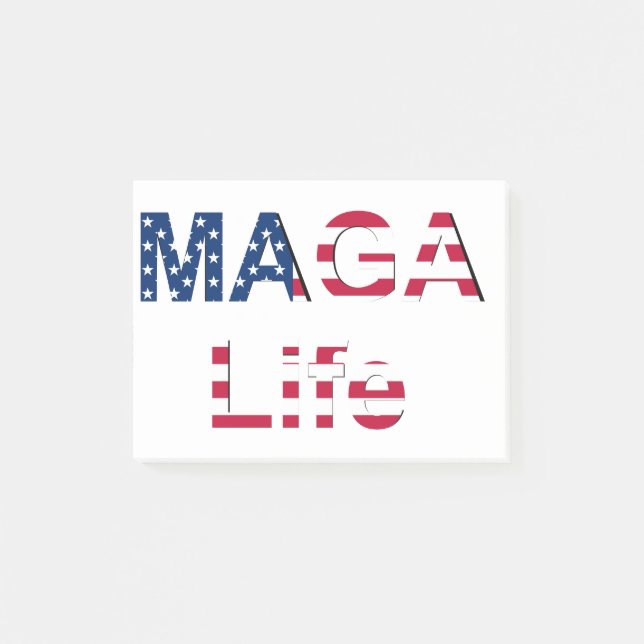 MAGA POST-IT KLEBEZETTEL (Vorderseite)