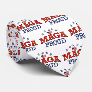 MAGA Proud LOL Neck Tie Krawatte