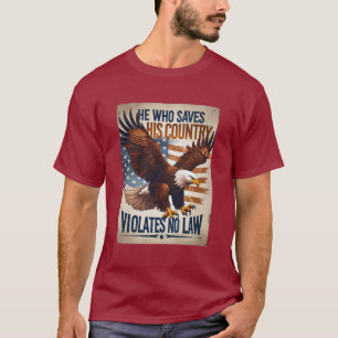 MAGA Rette Landesrecht Patriotisches Geschenk T-Shirt