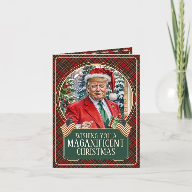 MAGA Santa Trump MAGAprächtige Weihnachten geklapp (Vorderseite)