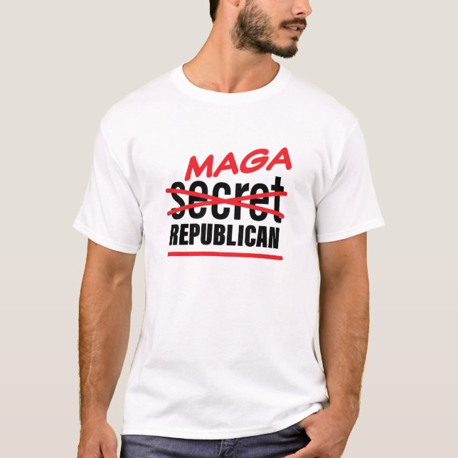 Maga Secret Republikaner T-Shirt (Vorderseite)