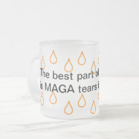 MAGA Tears 10 oz Mattiert Glass Beer Tasse