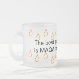 MAGA Tears 10 oz Mattiert Glass Beer Tasse