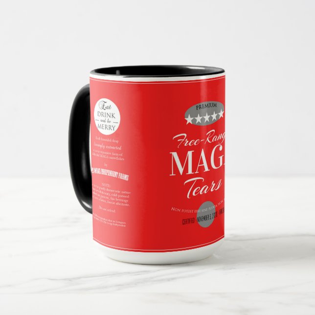 MAGA Tears Coffee Cup (Free Range Premium) Tasse (Vorderseite Links)