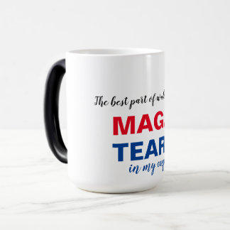 MAGA-Tränen 2024 Harris Walz Trump-Tasse Verwandlungstasse