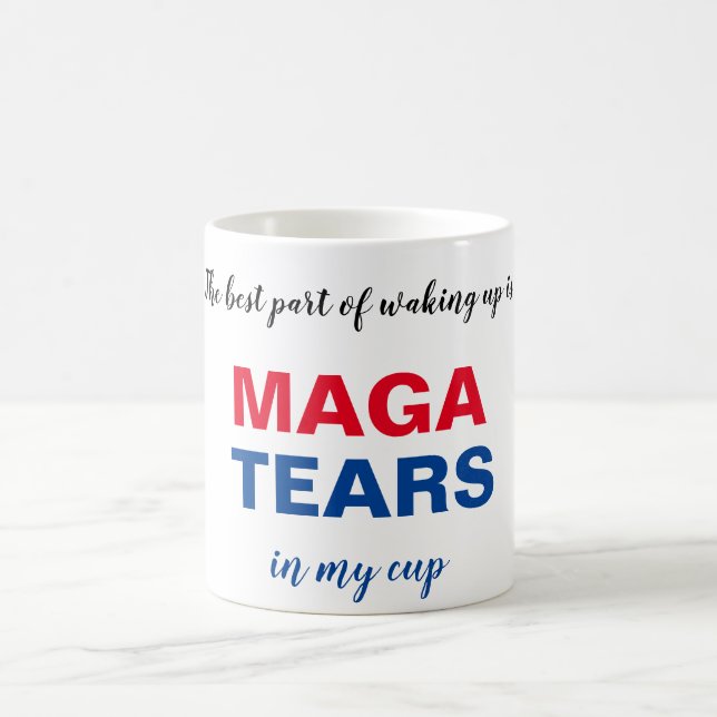 MAGA tränt 2020 Biden Trump-Tasse Kaffeetasse (Mittel)