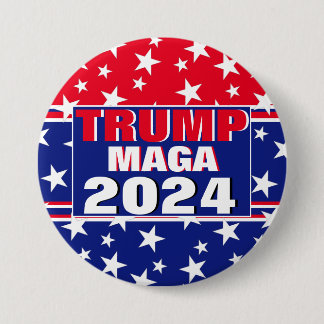 MAGA TRUMP 2024 BUTTON