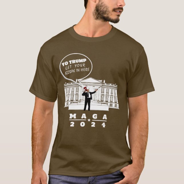 MAGA TRUMP 2024 T-Shirt (Vorderseite)