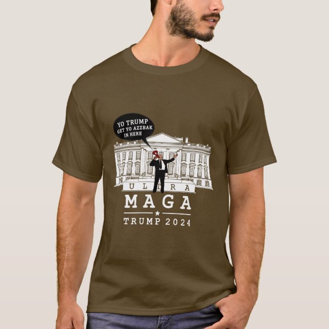 MAGA TRUMP 2024 T-Shirt (Vorderseite)