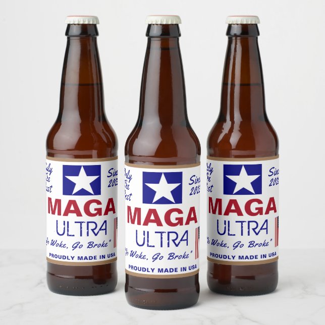 Maga Ultra Bierflaschenetikett (Flaschen)