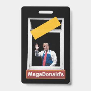 MAGADonald's Trump 2024 Ausweis