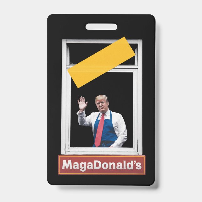 MAGADonald's Trump 2024 Ausweis (Vorderseite)