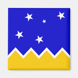 Magallanes, Chile, die Antarktis-Flagge Magnet