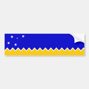 Magallanes Patagonia/Patagonian Flagge. Chile Autoaufkleber