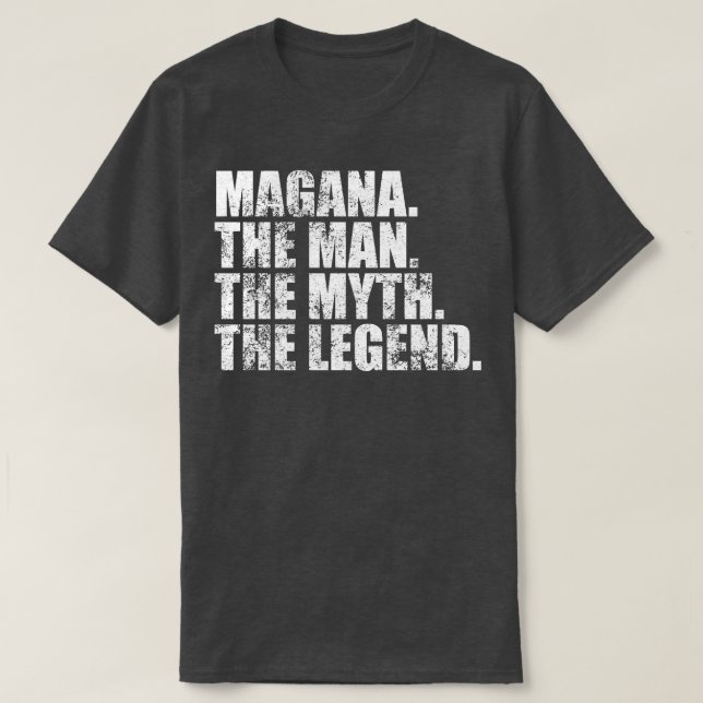 MaganaMagana Familienname Magana Nachname Name Mag T-Shirt (Design vorne)