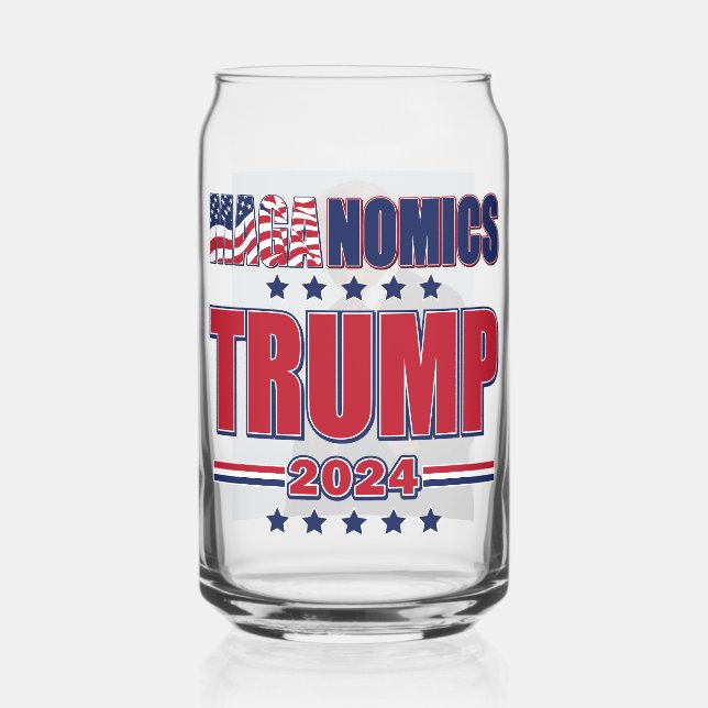 Maganomics Trump 2024 Dosenglas (Vorderseite)