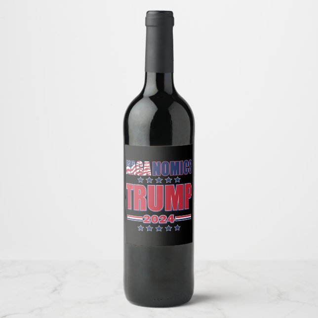 Maganomics Trump 2024 Weinetikett (Vorderseite)