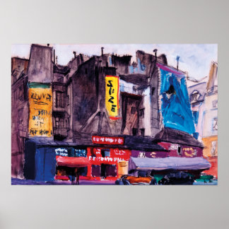 Magasins de Paris en 1930 Poster